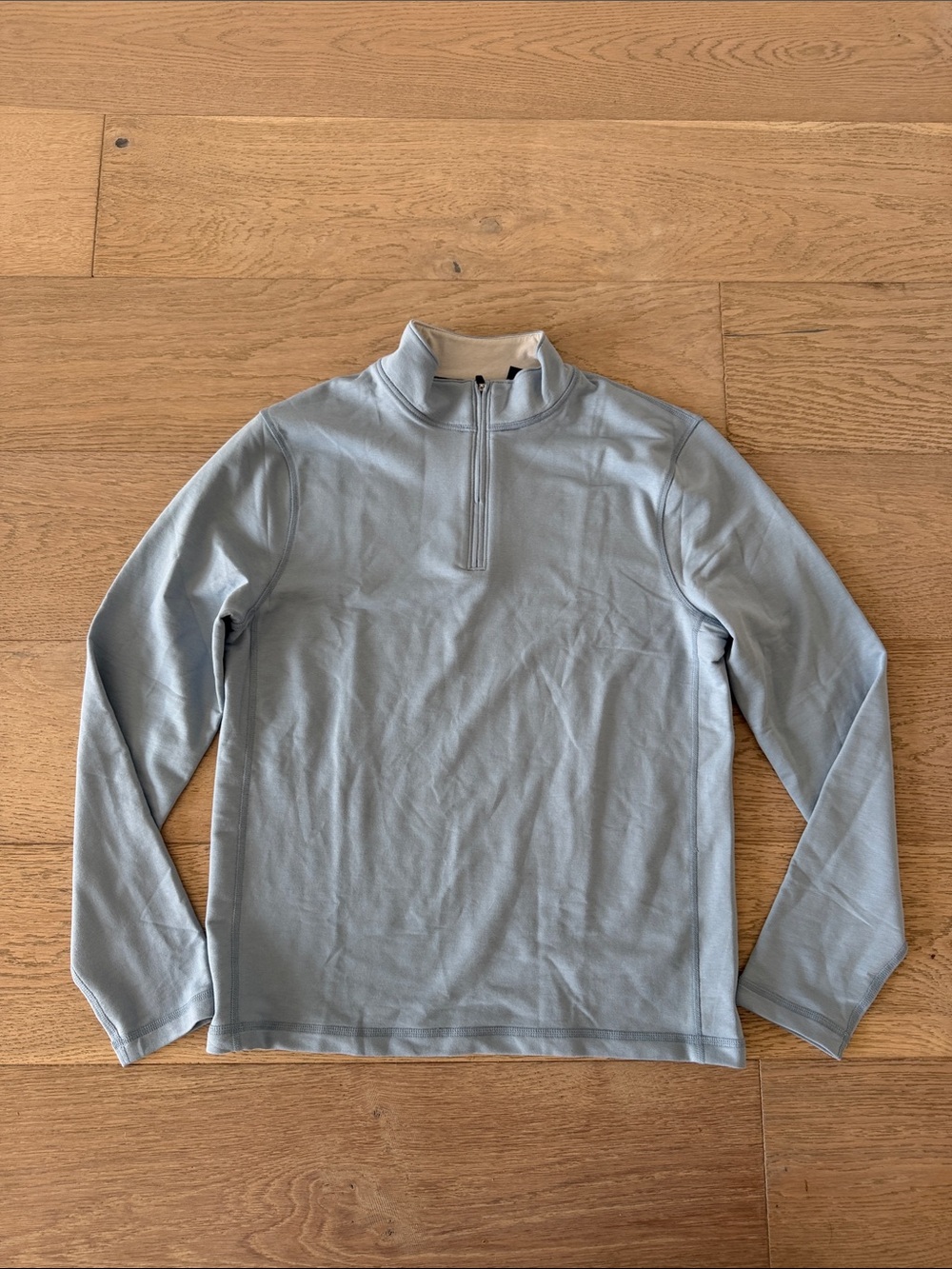 J. Crew Pale Blue Performance Quarter-Zip Pullover